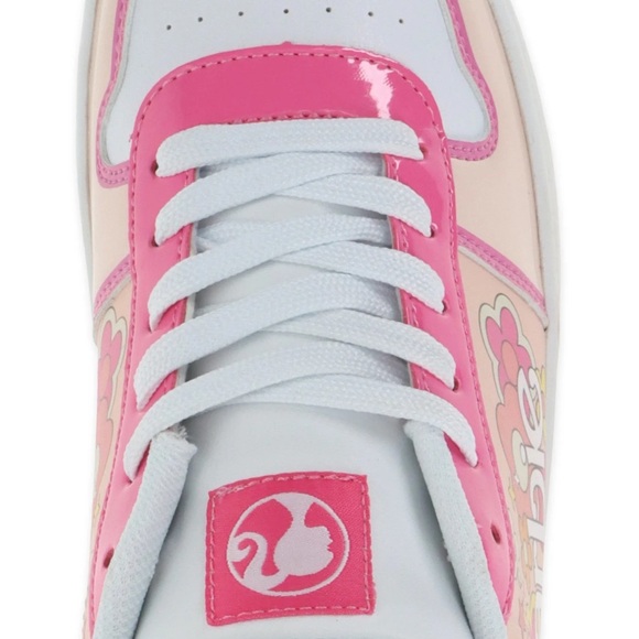 🆕Women's Barbie by Mattel Pink Casual Active Sporty Court Sneaker Shoes Sz11💕 - Picture 8 of 10